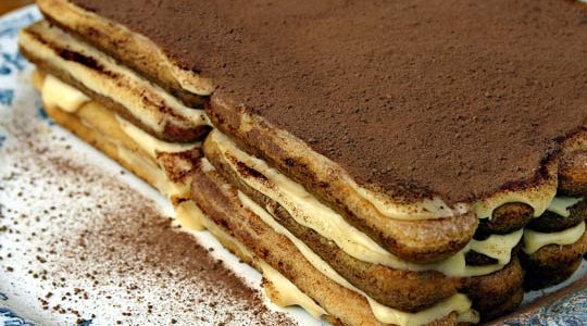 A delicious tiramisu